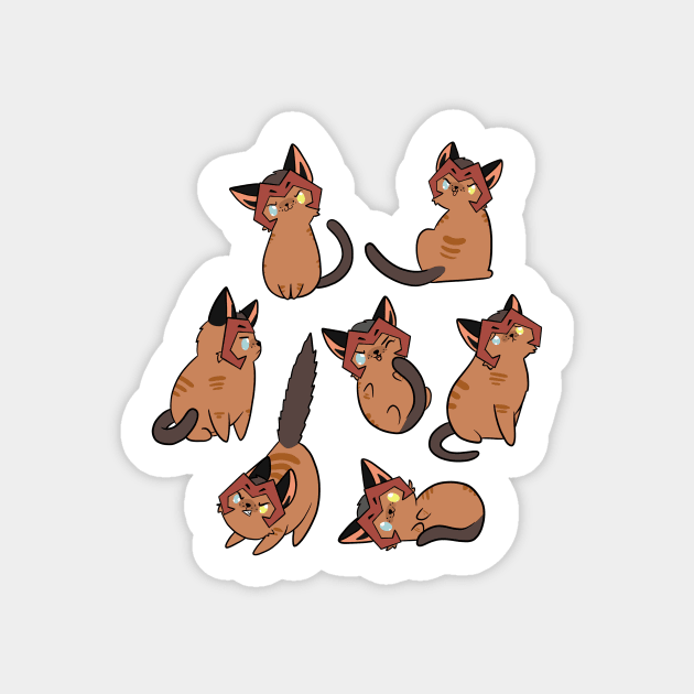 Too many catras Sticker by dragonlord19